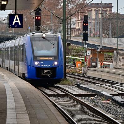 Sonderzug der Eisenbahnfreunde Mannheim auf einer Ausflugsfahrt